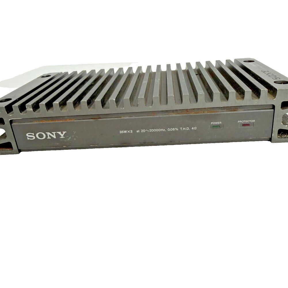 Sony XM-3520 2 / 1 Channel Car Stereo Power Amplifier Vintage Old School Amp